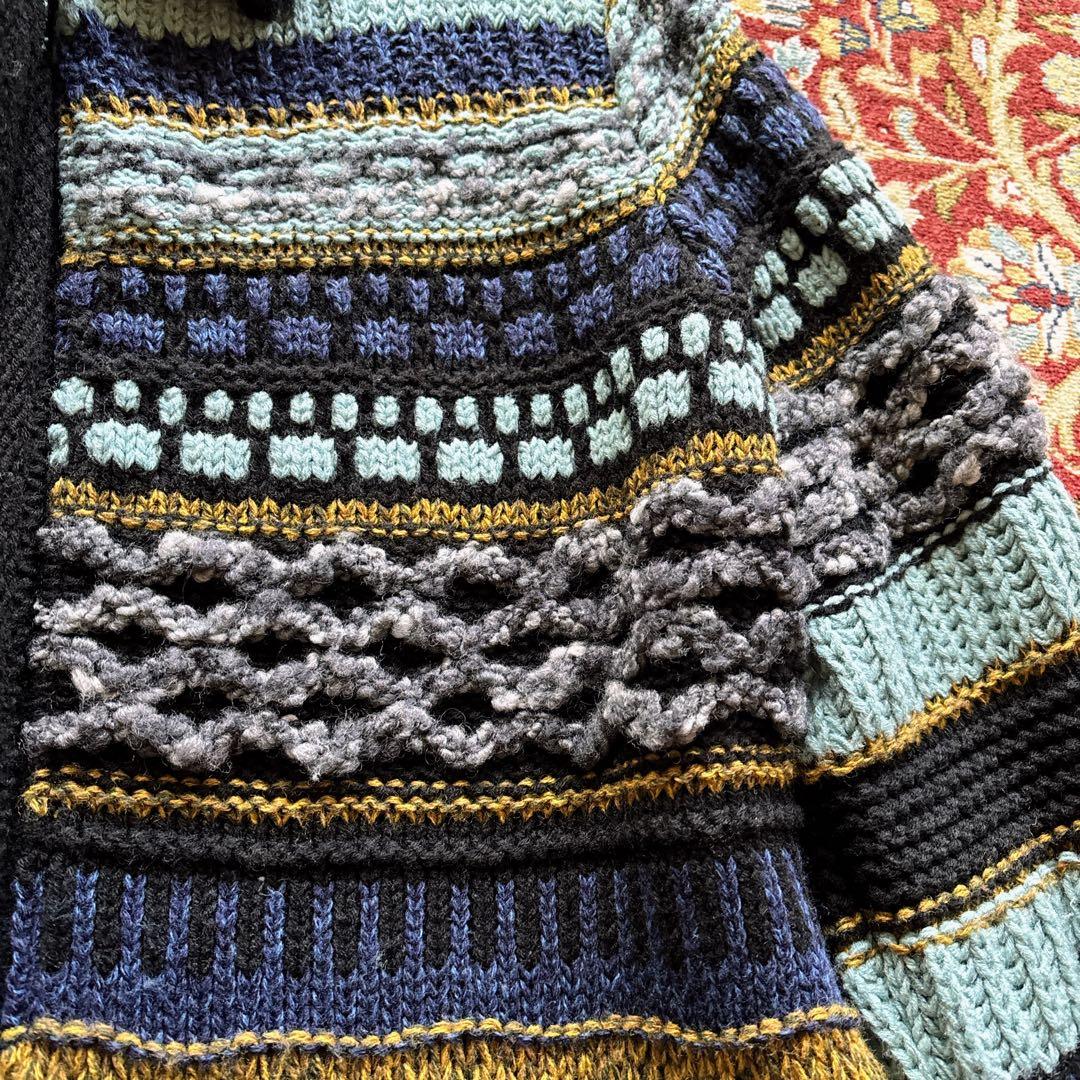 【極美品】アルベロベロ　ざっくりニット　カーディガン　ブタさん