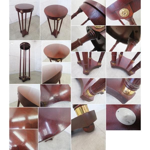 美品■USA■ベーカー■ペデスタルテーブル/花台/飾り台■最高級■Baker