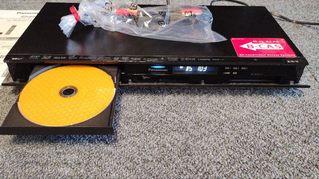 Panasonic DMR-BZT710 ブルーレイレコーダー 1TBへ容量UP