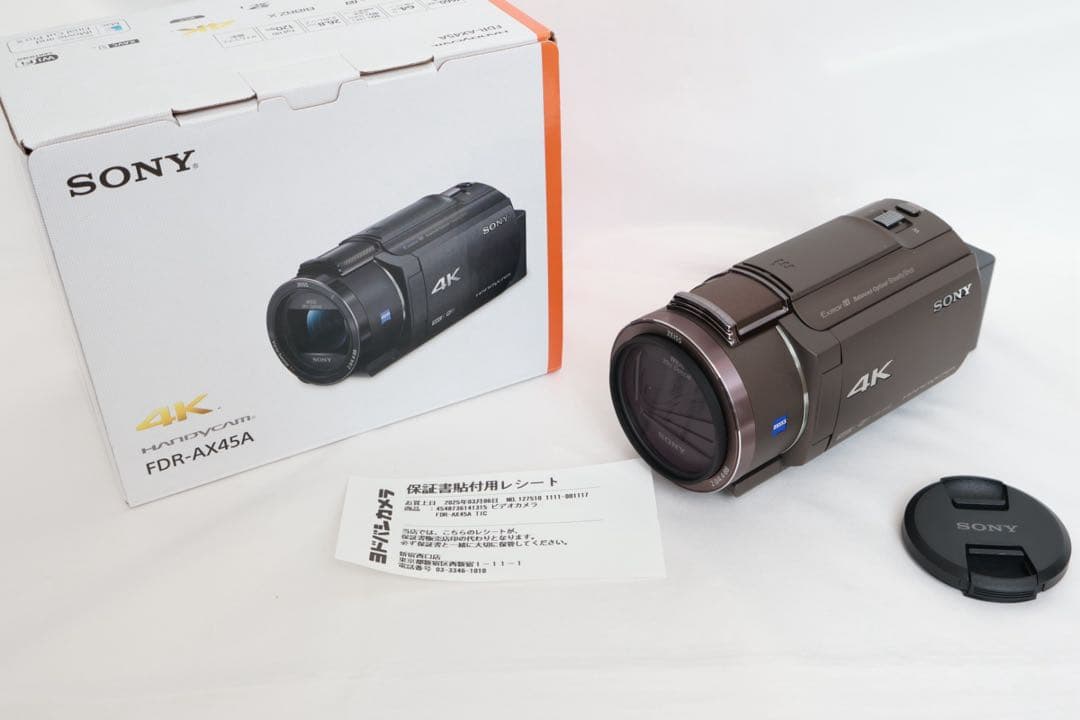 SONY FRD-AX45A 4Kビデオカメラ（2024年製）&マイク&リモコン
