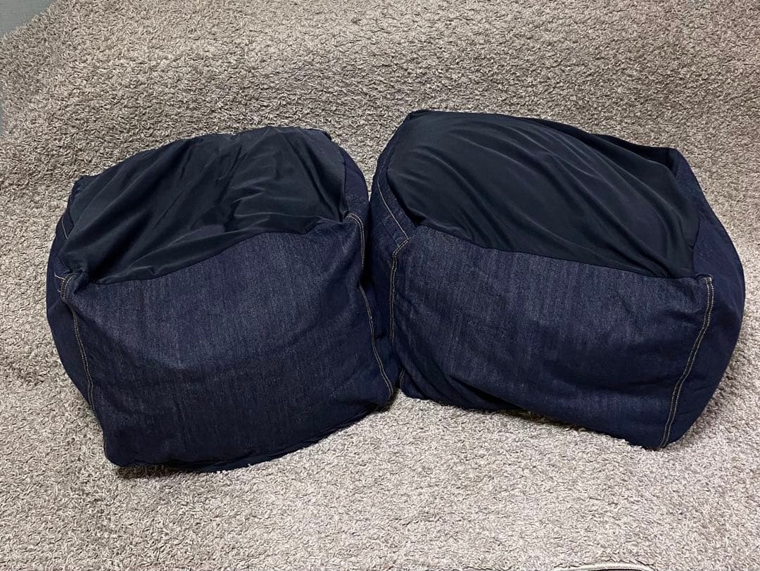 無印良品 体にフィットするソファ本体(小)+ソファ用綿カバー(小) 2セット