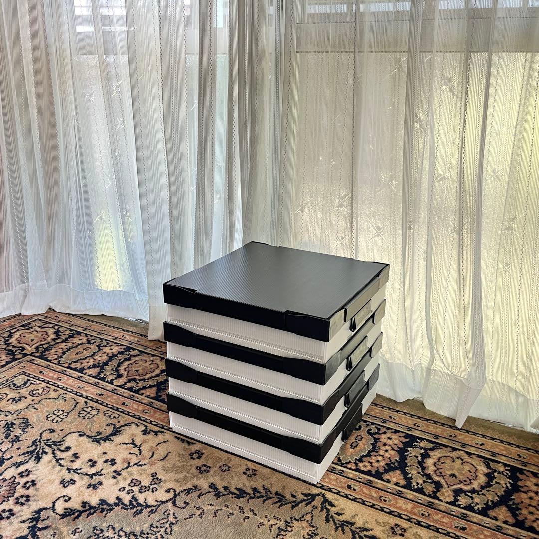 DMR レコードコンテナ 【ホワイト】 4個