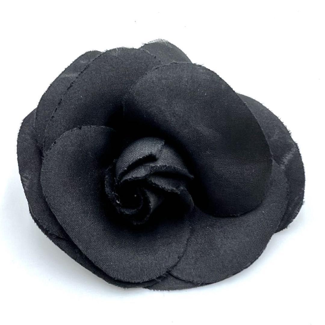 CHANEL シャネル コサージュ ブラック カメリア アクセサリー 箱付