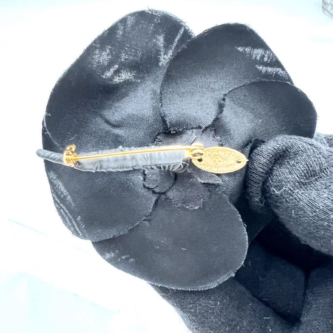 CHANEL シャネル コサージュ ブラック カメリア アクセサリー 箱付