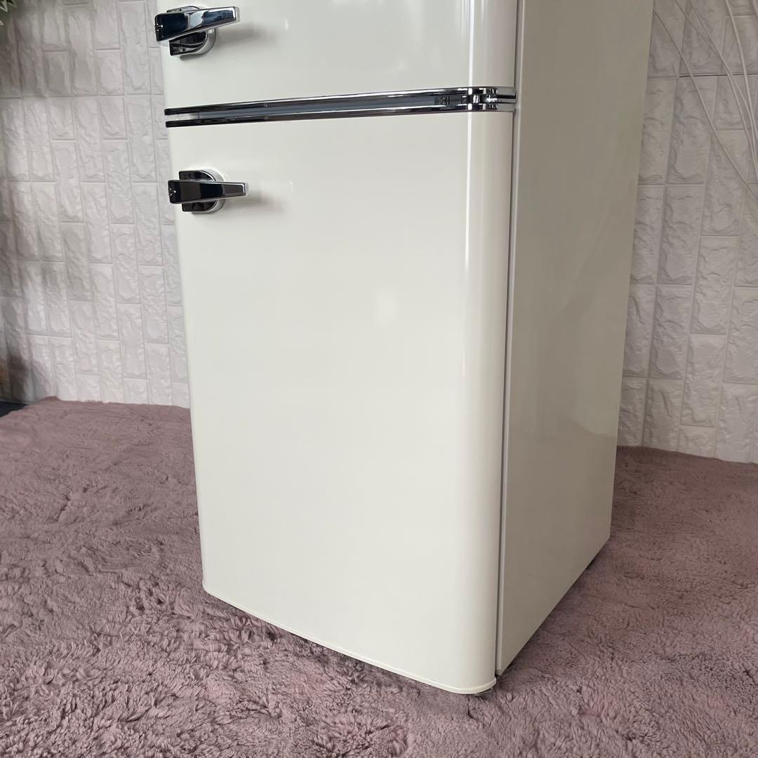 都内23区配送無料✨株式会社オーヤマ 冷蔵庫　レトロ　　2022年製
