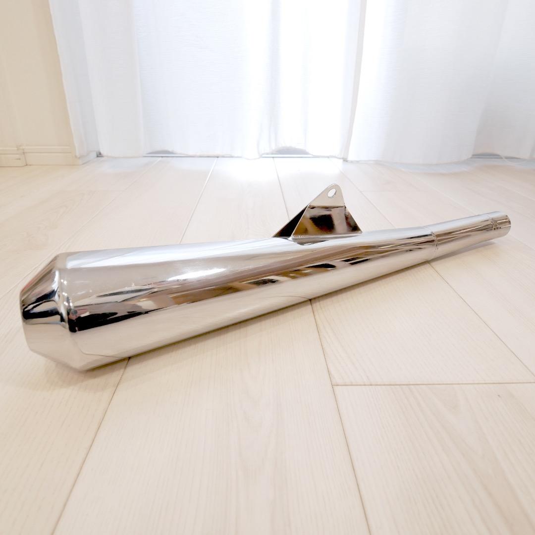 SR400/500 スリップオン リバースコーンマフラー メガホン テーパー