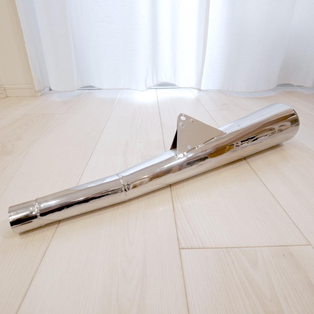 SR400/500 スリップオン リバースコーンマフラー メガホン テーパー