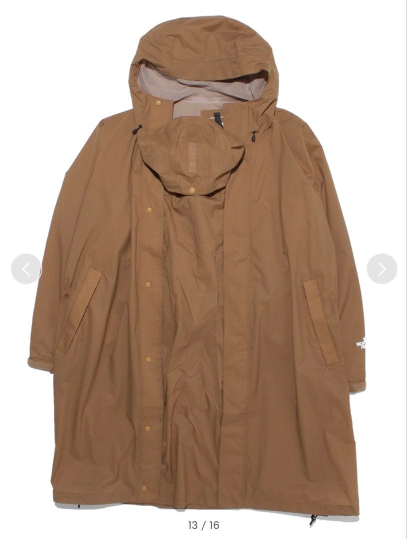 ザ・ノースフェイス　マタニティレインコート（ユーティリティブラウンSM）