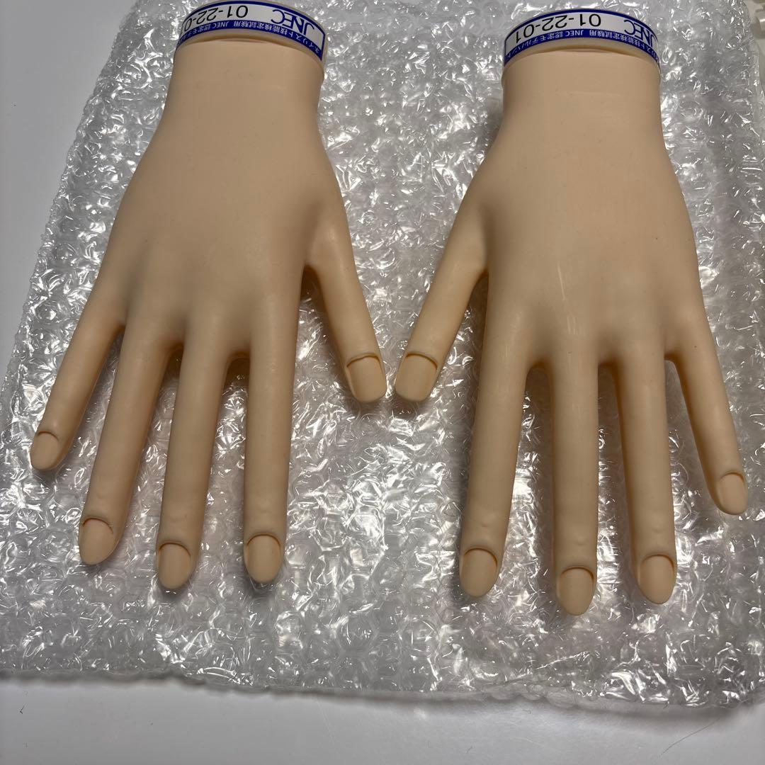 ネイリスト技能検定試験用 JNEC認定モデルハンド/チップセット/検定用シール