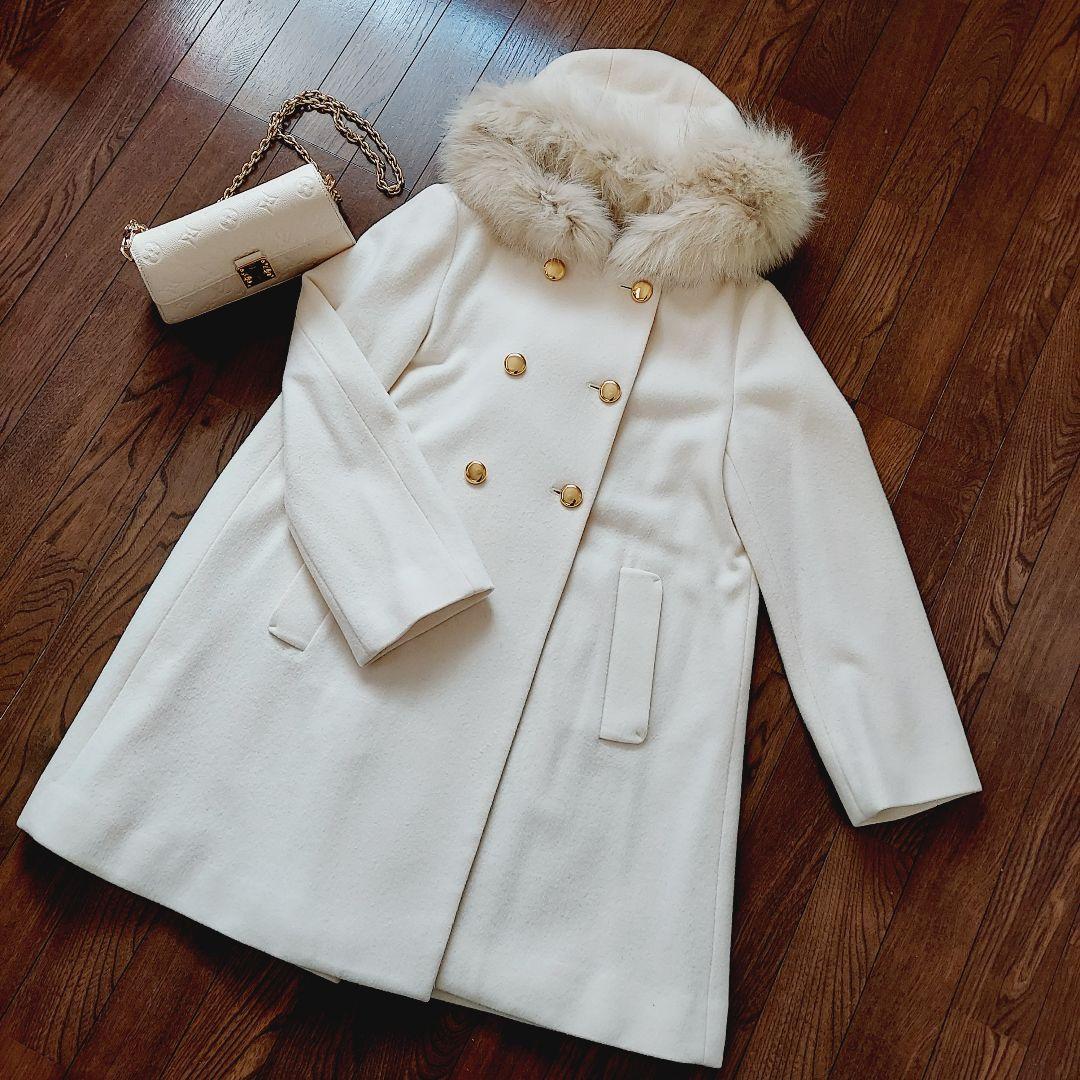 週末値下げ！アナトリエ ボンメルスリーAラインコートsize38　クリーニング済