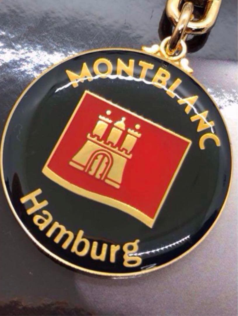 モンブラン⭐️非常にレアなヴィンテージ・ゴールドメダル⭐️スターマーク　キーホルダー