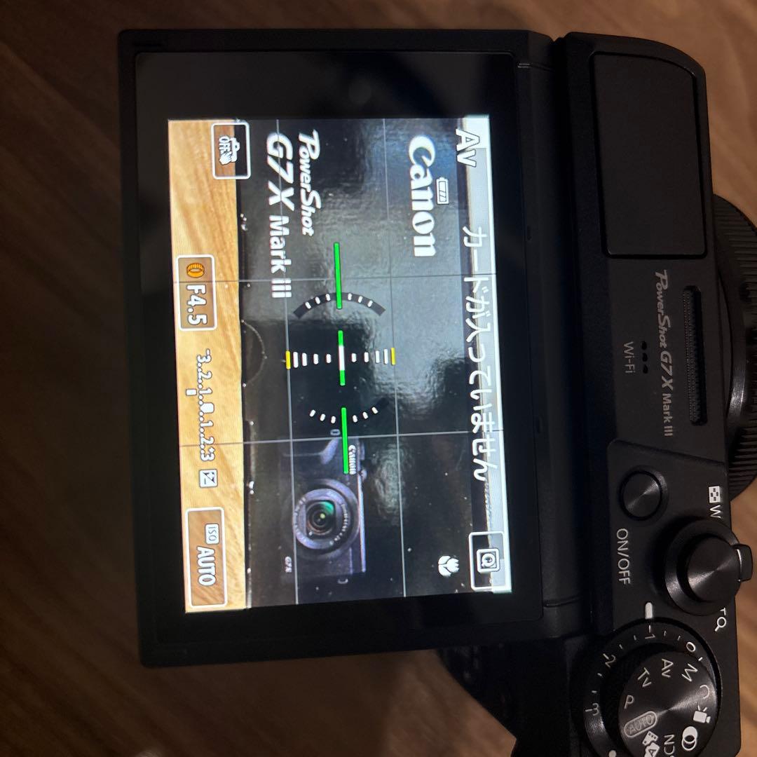 Canon PowerShot G7 X Mark III ブラック