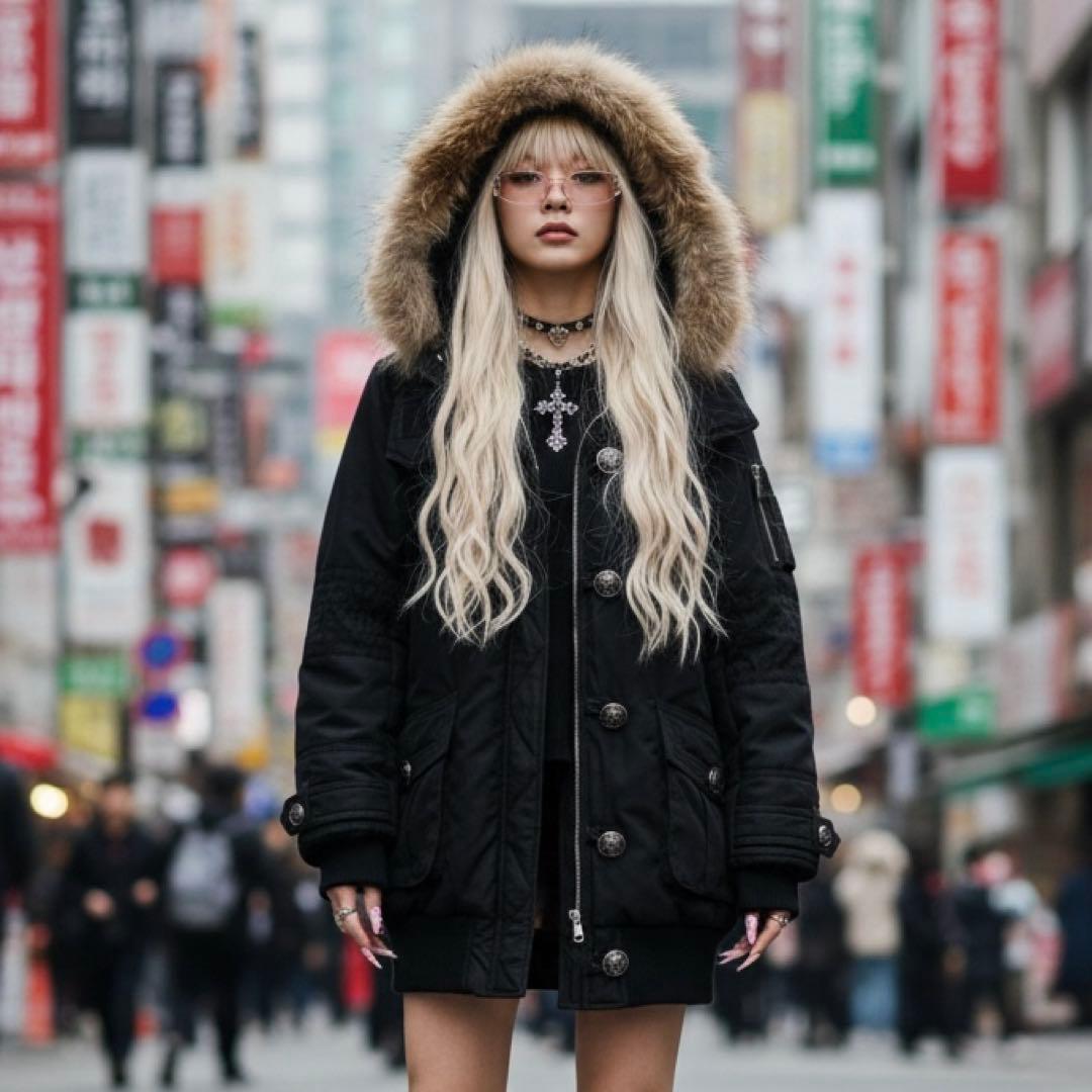 CECIL McBee 黒 モッズコート 平成ギャル y2k archive