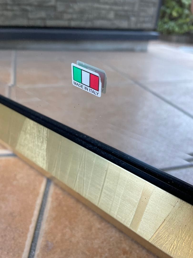 イタリア製 おしゃれ ミラー 壁掛け鏡 ウォールミラー　壁掛け　高級　ゴールド