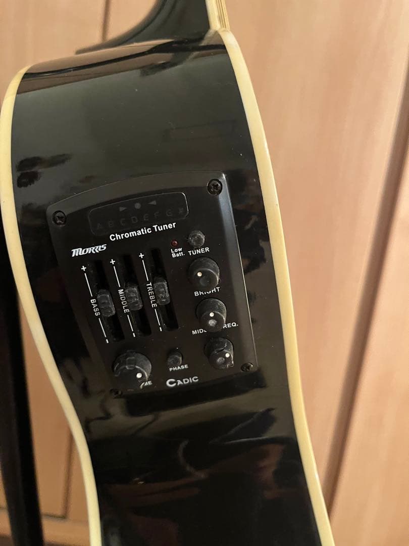 Morris FC-2III BLK ブラック／エレアコ／ギグバッグ付き