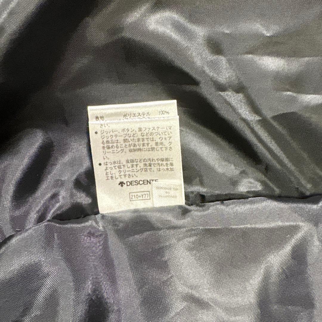 希少✨デサント　ダウン　ベンチコート　Ｌサイズ　フード着脱可　ブラウン