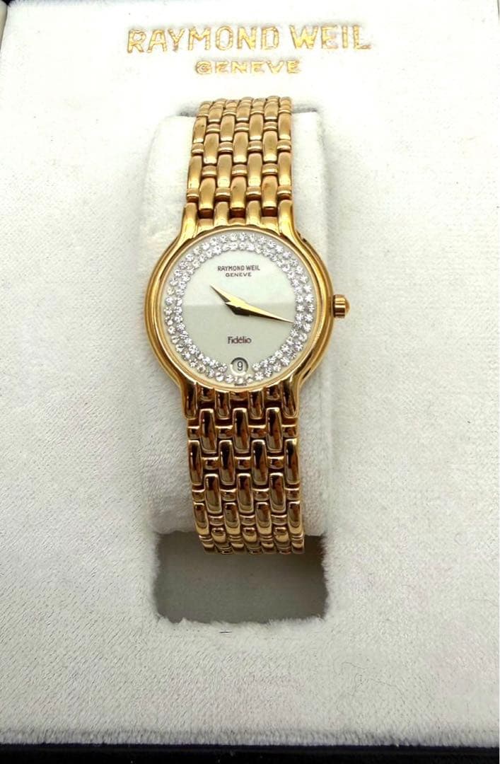 R 18K RAYMOND WEIL 時計　動作未確認