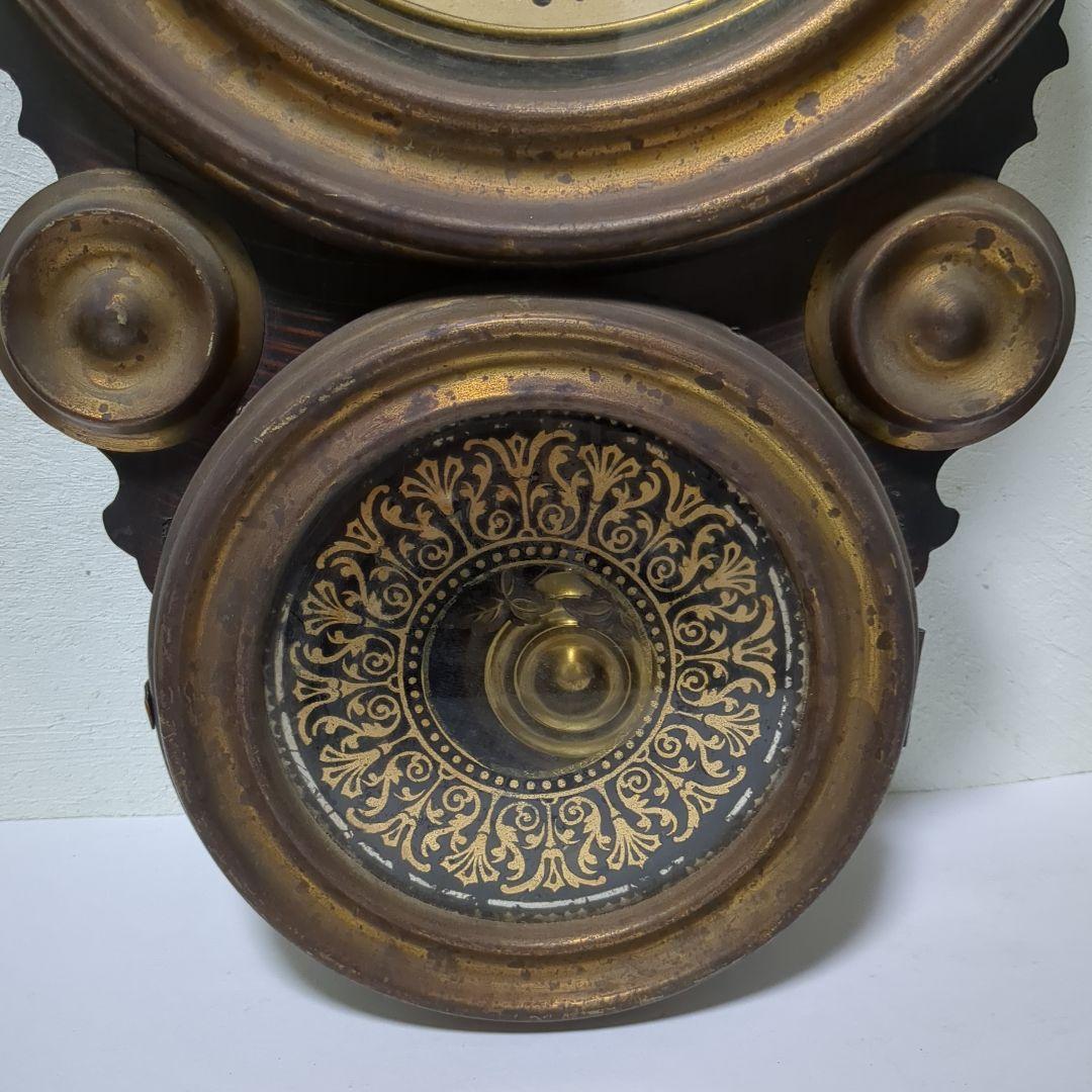 精工舎　時刻遅れあり　稼働品　だるま時計　ゼンマイ時計　振り子時計　昭和レトロ