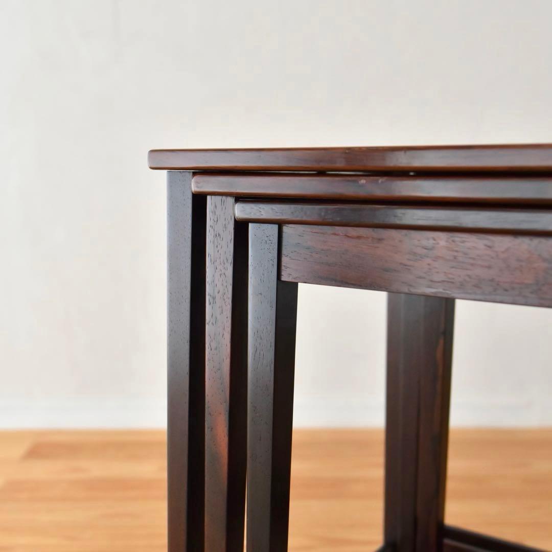 Bruksbo ノルウェー　ローズウッド　ネストテーブル