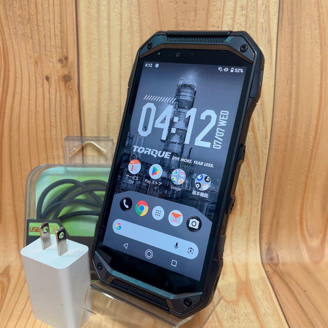 SIMフリー 本体 TORQUE G04 64 GB 058 ブラック 電池良好