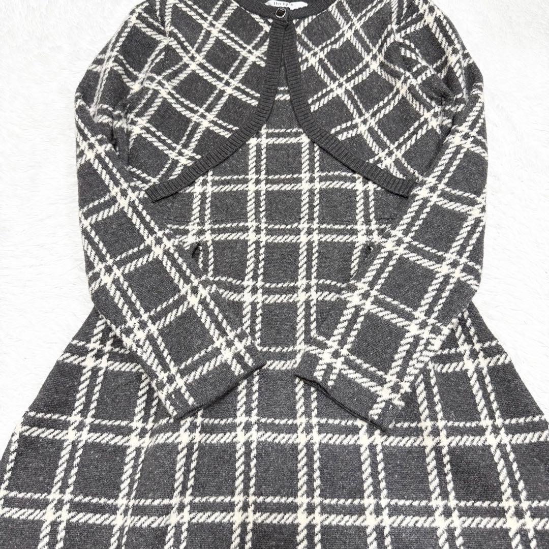 【美品✨】Pantheon Checked Knit Dress
