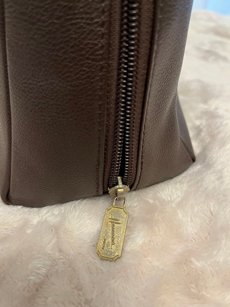 濱野皮革工藝　グレースディライトトート　ダークブラウンxゴールド金具　早苗バッグ