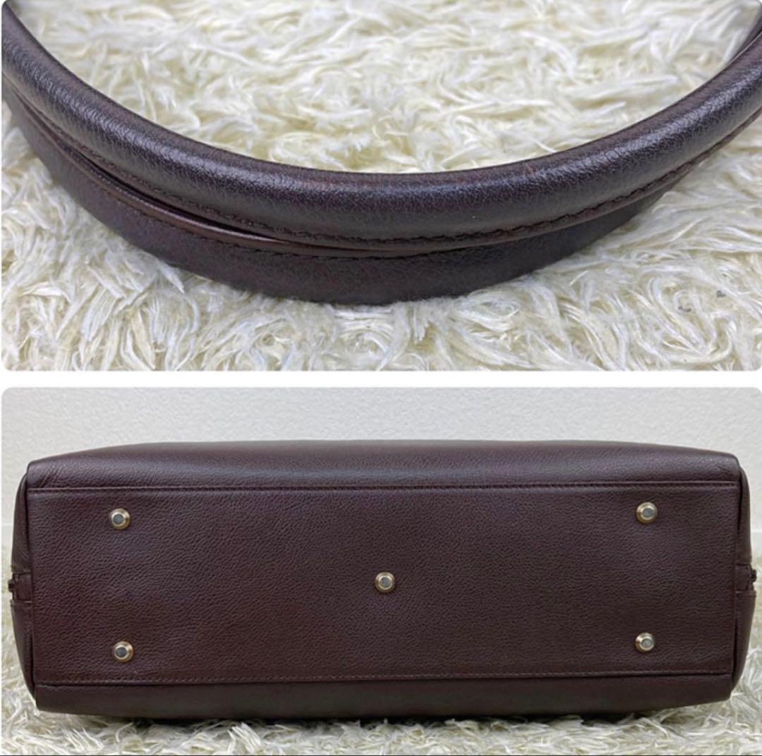 濱野皮革工藝　グレースディライトトート　ダークブラウンxゴールド金具　早苗バッグ