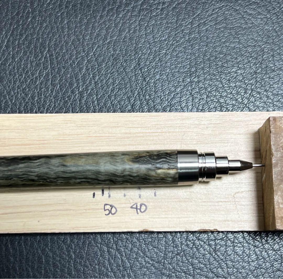 181タモ縮スタビ最強低重心ステンレス 細かい波ライトブラック handwood