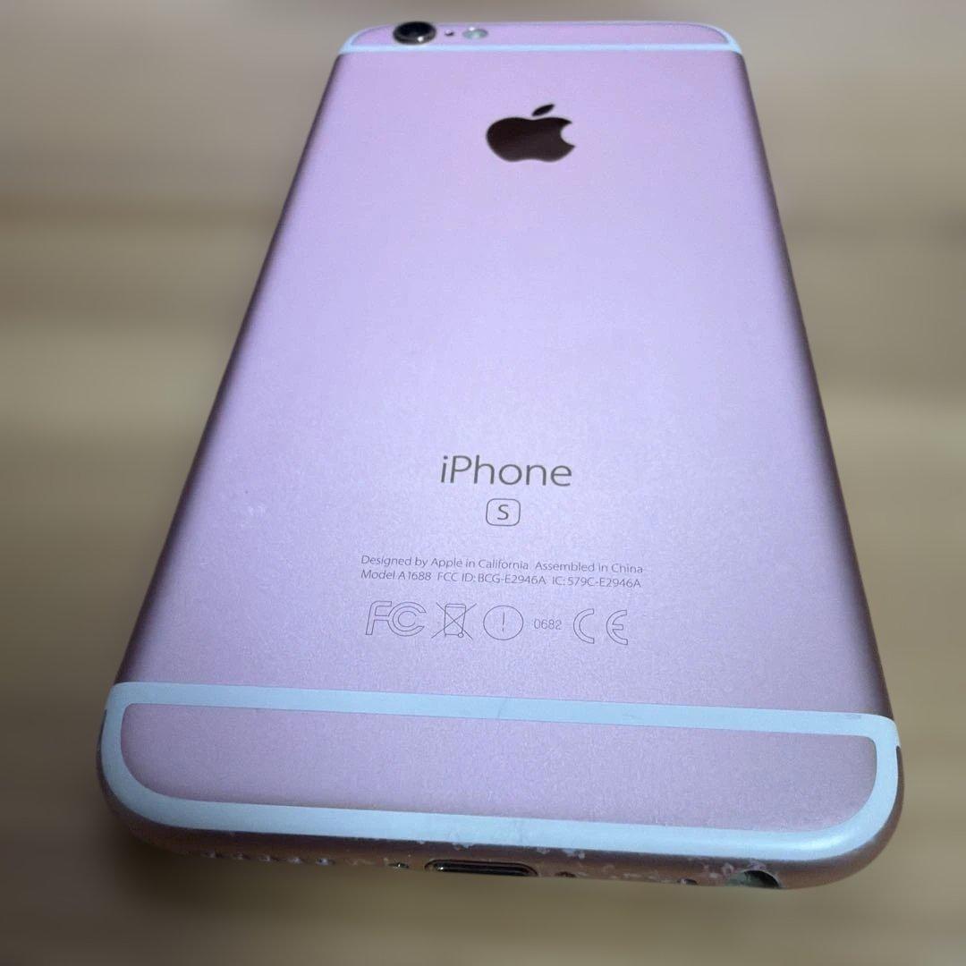 Phone6S 64GB ローズゴールドMGQR2J/A バッテリー84%