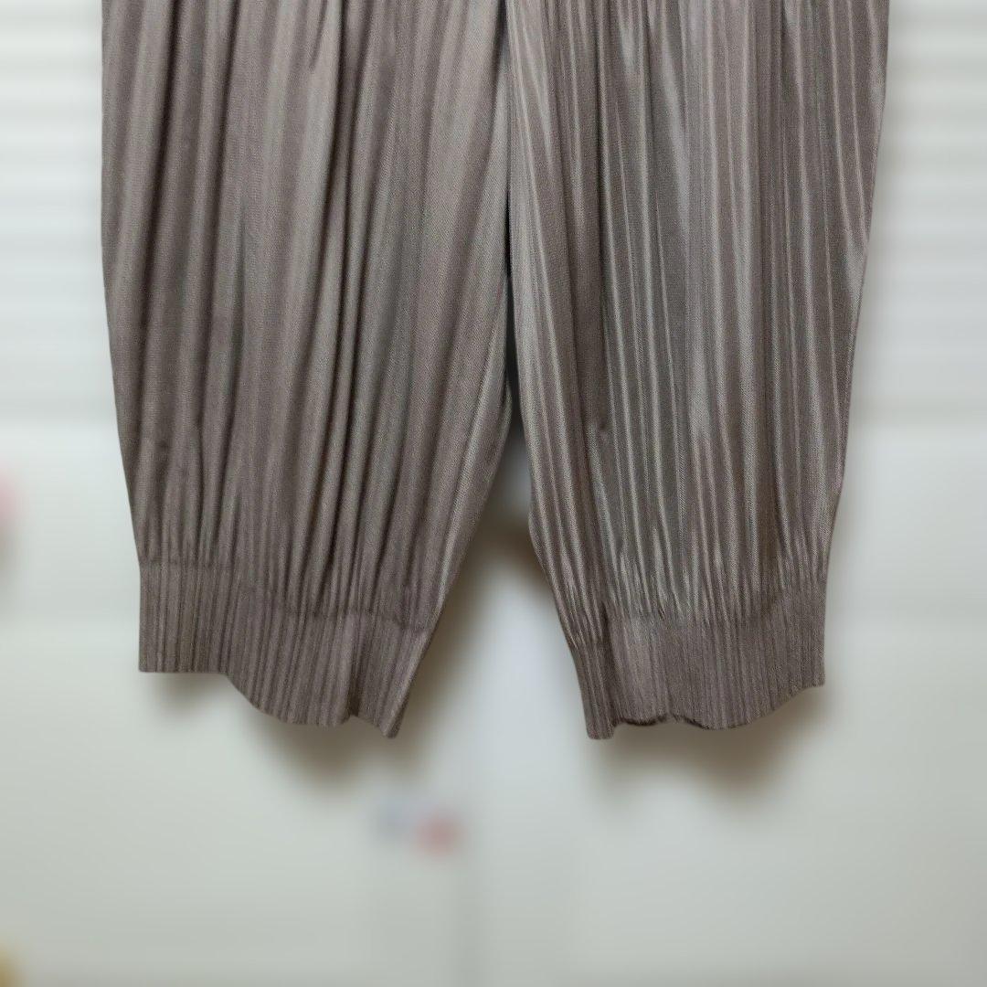 PHASE EIGHT プリーツガウチョパンツ ベージュ