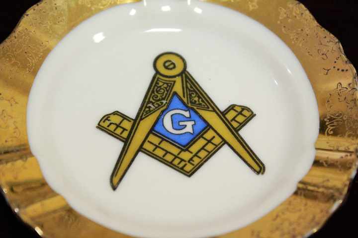 フリーメイソンの灰皿 ☆アンティーク☆