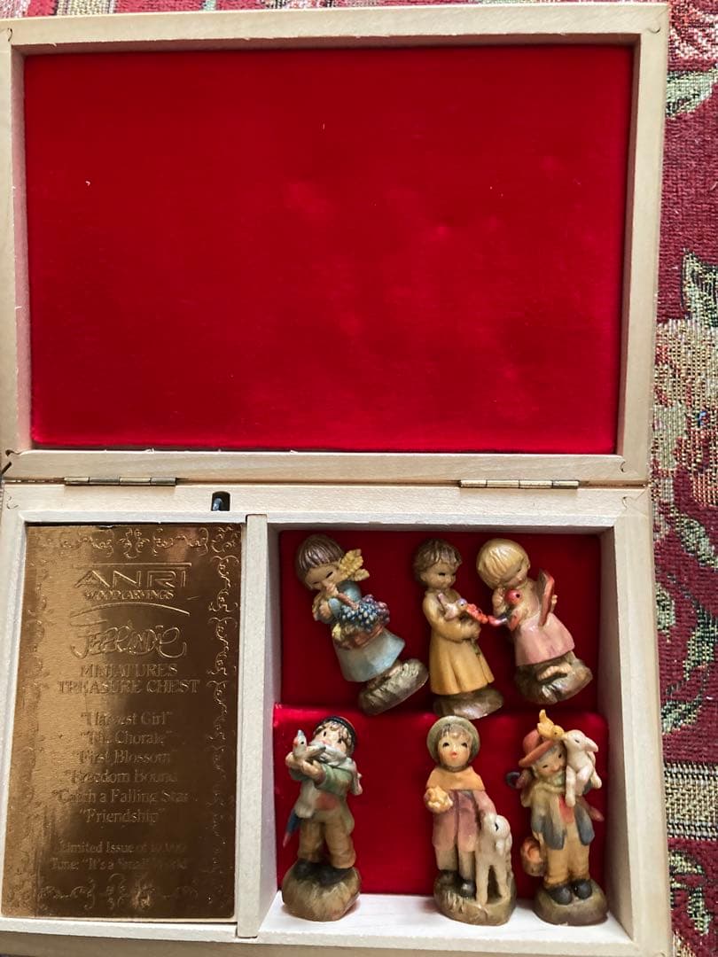 レア☆高級リュージュオルゴール アンリ人形 ホアン フェランディス 6体