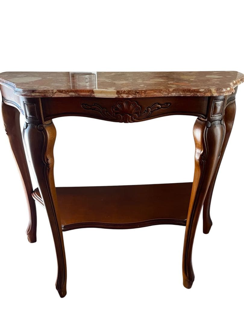 『希少』イタリア製☆大理石☆猫脚☆コンソールテーブル