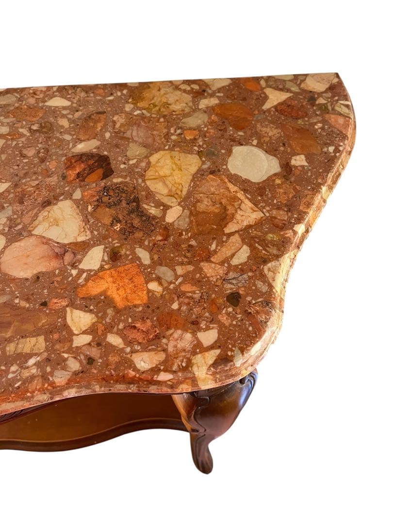 『希少』イタリア製☆大理石☆猫脚☆コンソールテーブル