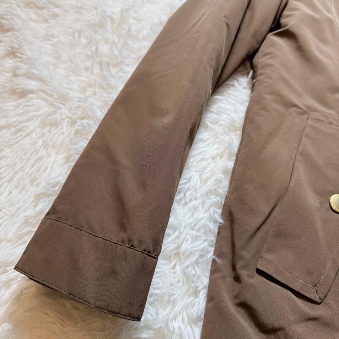 未使用級 ブルーレーベルクレストブリッジ モッズコート ファーフード ライナー付