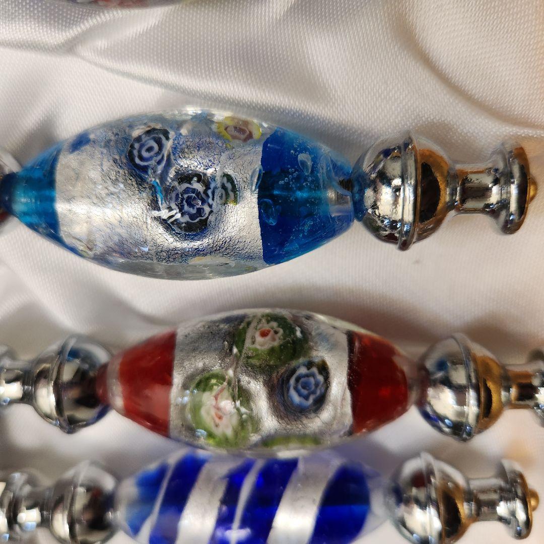 １１本セット　新品　クリスマス　キラキラ　ぷっくり イタリアベネチアンガラス調