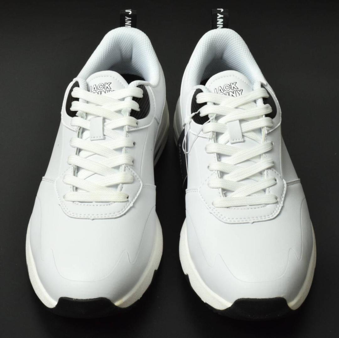 未使用 ジャックバニー エアーソール ゴルフシューズ 26.5 ホワイト