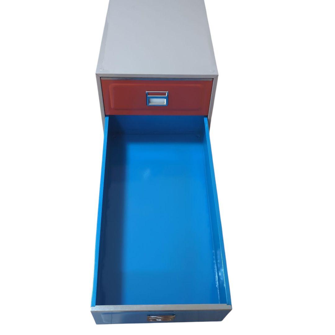 レトロ スチール 衣装ケース 収納 引き出し ３段