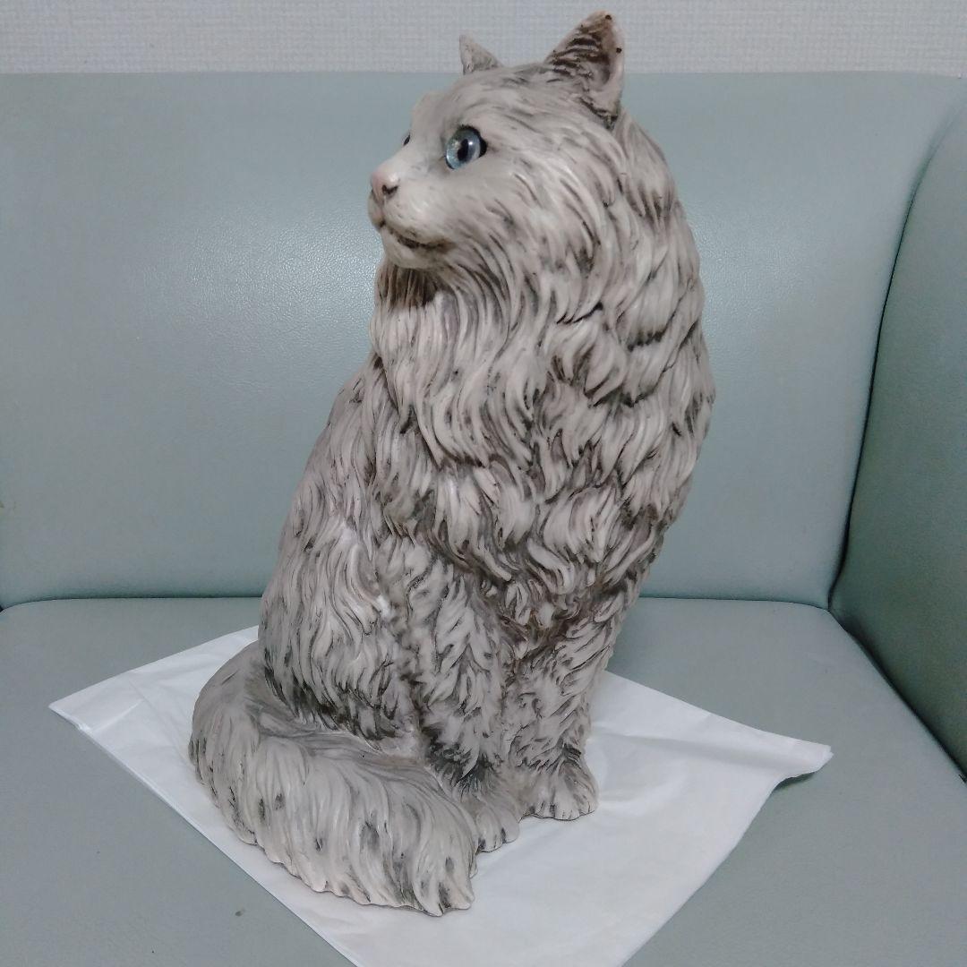 美品 猫 置物 イタリア製 オーナメント ドアストッパー