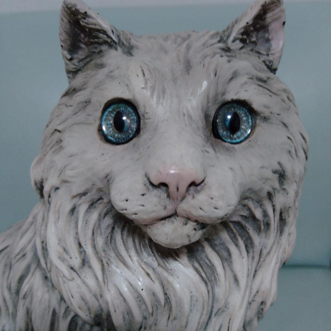 美品 猫 置物 イタリア製 オーナメント ドアストッパー