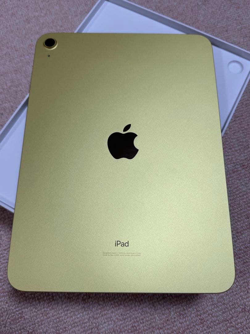 iPad 第10世代　Wi-Fiモデル　イエロー