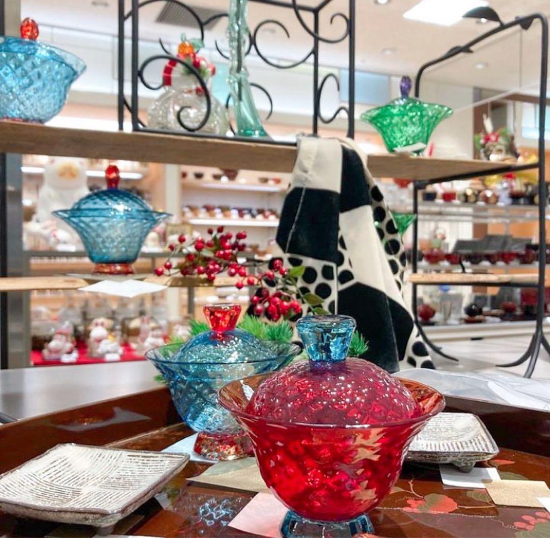 ★新品未使用　TSUNE 田中恒子さん　ガラス工芸　グラス　うつわ　バラ売り歓迎