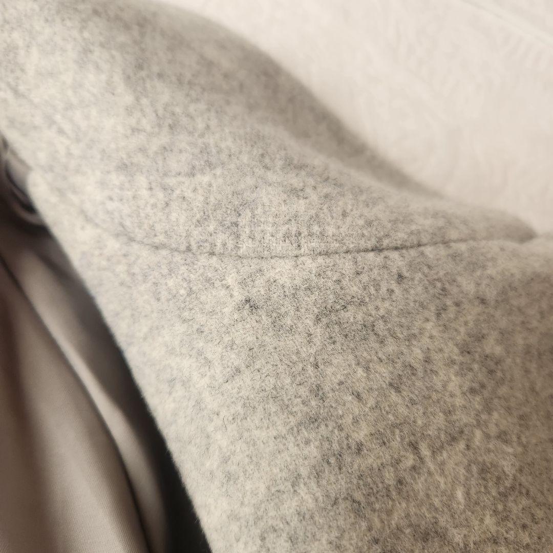 [美品]グリーンレーベルダブルテーラードコート　SPINT　ライトグレー