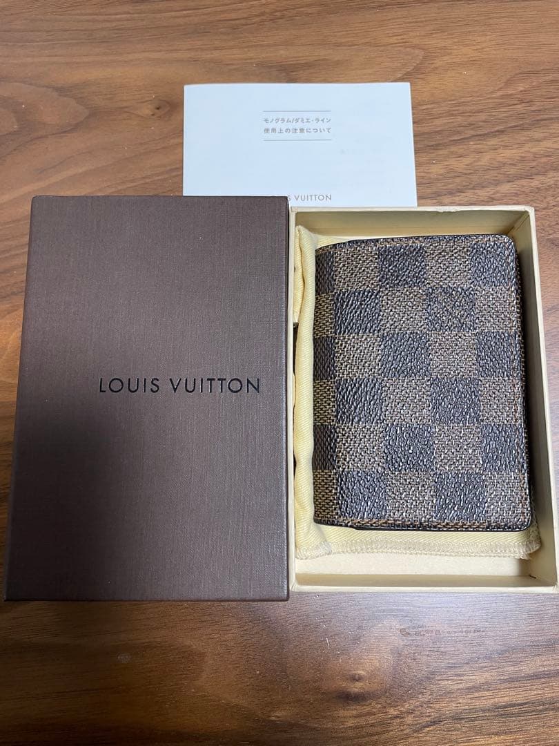 【美品箱付】LOUIS VUITTON ダミエ 名刺入れ