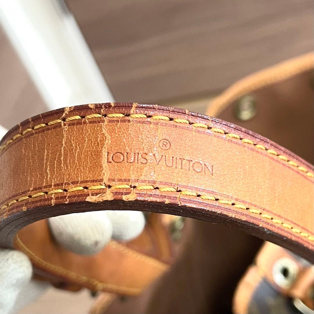 ルイヴィトン　ショルダーバッグ　ノエ　モノグラム　ブラウン　ヌメ革　廃盤