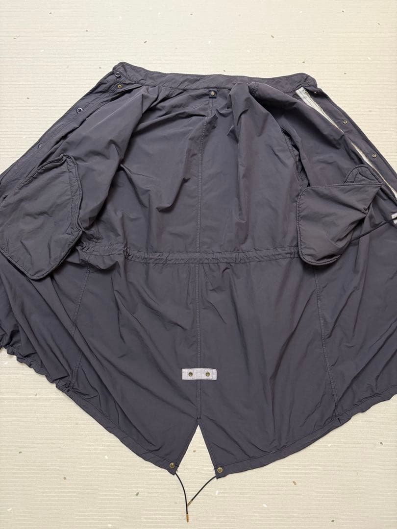 美品 M.I.D.A M65 Fishtail Coat DUSKY BLACK