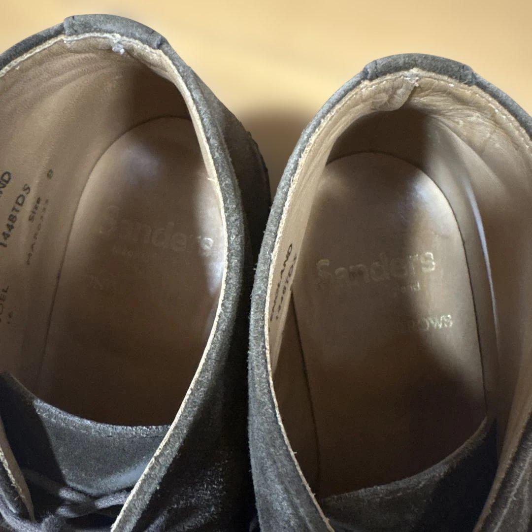 Sanders マッドガードチャッカ 焦茶 UK8