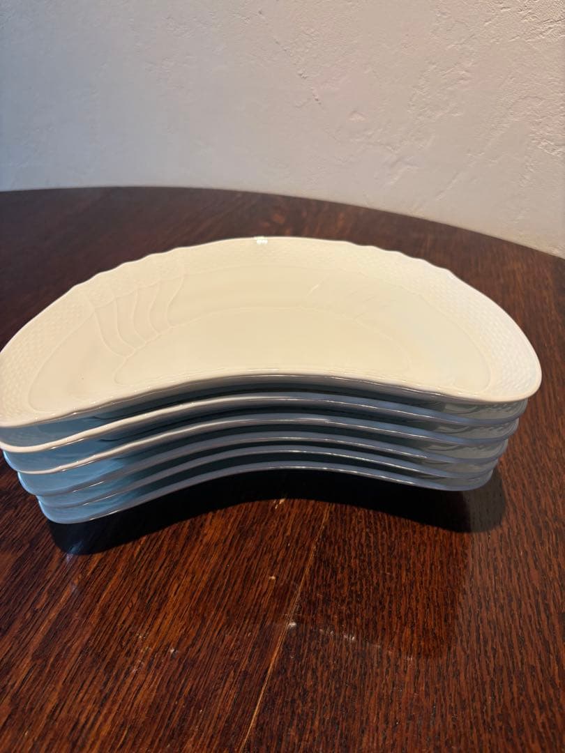 リチャードジノリ　クレセント　6枚セット　三日月　ジノリ　クレッセント