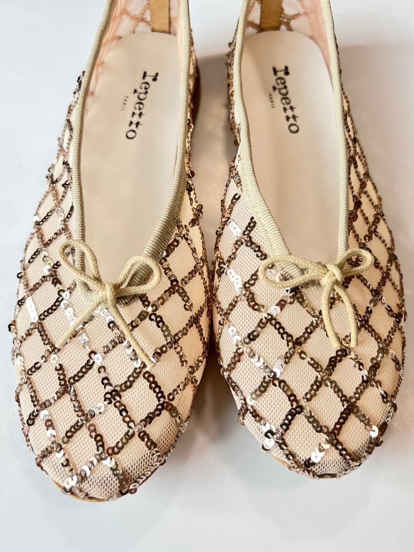 【新品未使用】Repetto レペット リル バレエシューズ スパンコール
