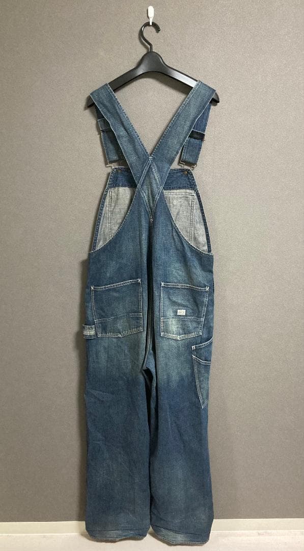 COOTIE PRODUCTIONS 加工 デニム オーバーオール つなぎ 34
